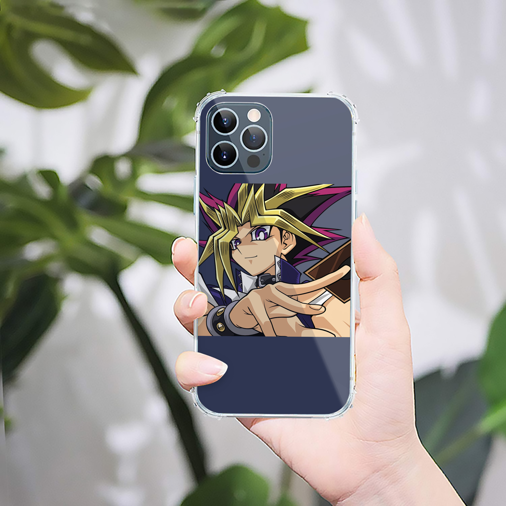 （画像用） 遊☆戯☆王 Yu-Gi-Oh! 【iPhone 12シリーズ対応】透明スマホケース（クリアソフトケース）